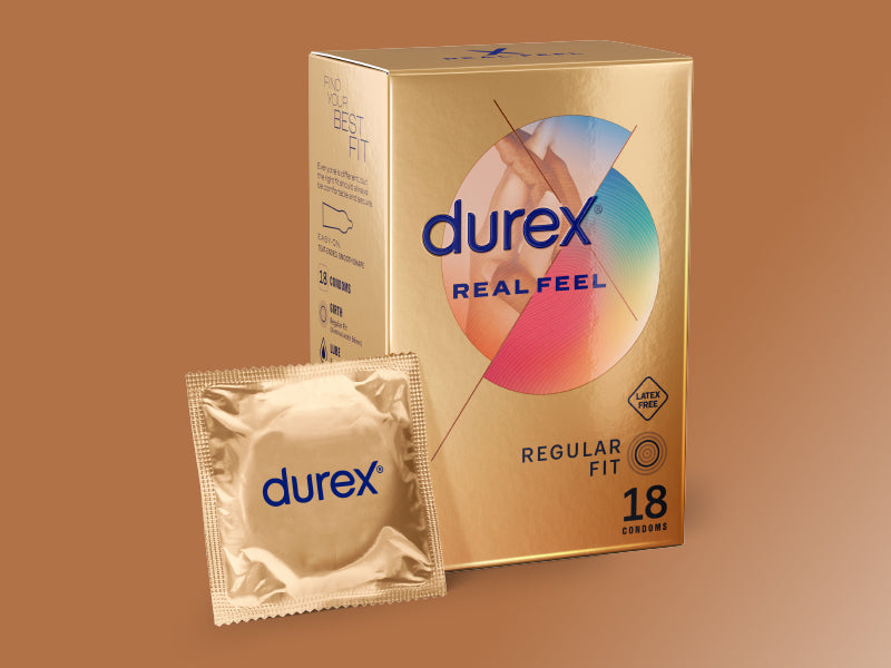 Durex Real Feel Condoms, Pack of 18