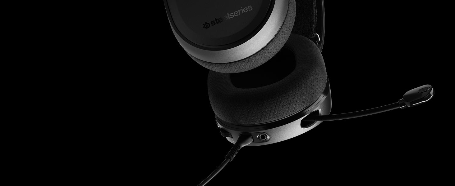 SteelSeries Arctis 3 Console - Stereo Wired Gaming Headset for PlayStation 5, PS4, Xbox One, Nintendo Switch, VR, Android and iOS - Black