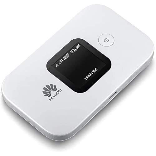 Huawei E5577, CAT 4, 4G Low Cost, Super-Fast Portable Mobile Wi-Fi Hotspot, with FREE SMARTY SIM Card, Unlocked to any Network- White