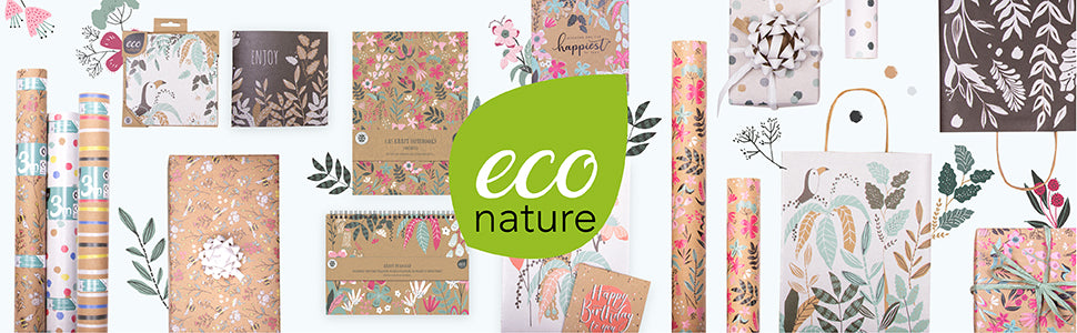 Eco Nature - University Essentials - School Supplies - Back To School Supplies - Notebook Set - College Essentials - Eco Nature Stationery Set