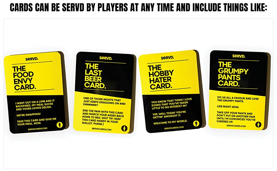 SERVD - His & Hers - The Hilarious Real-Life Couples Card Game for Adults. A Funny Couples Gift for Men and Women