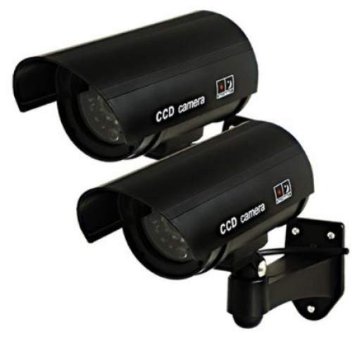 Quality Dummy Fake Outdoor Indoor CCTV Security Camera Blinking W/led Nightcam (2)