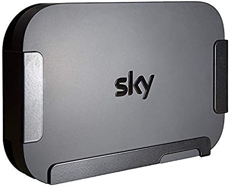 Sky Q Mini Wall Mount Bracket - Sky Q Mini Box Wall Bracket in Black - Made In UK by Q-View