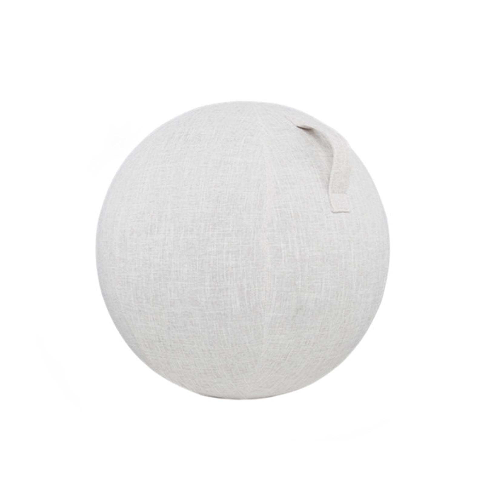 QOTSTEOS Yoga Ball Cover, Foldable Lightweight Yoga Ball Cover Anti Scratch Protective Skin, 55/65/75cm(Beige,size:65cm)