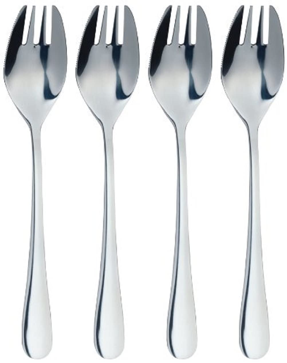 KitchenCraft MasterClass MCBUFFETF Stainless Steel Buffet Fork Set, 4 Pieces, Silver