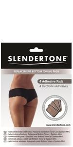 Slendertone Ab Belts Gel Pads - Black