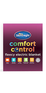 Silentnight Comfort Control Electric Blanket - Double, White