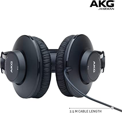 AKG K52 High Performance Closed-Back Monitoring Headphones