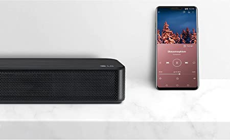 LG Soundbar SN4 2.1 ch 300W High Res Audio Sound Bar with Bluetooth, HDMI and Optical Connectivity, Black