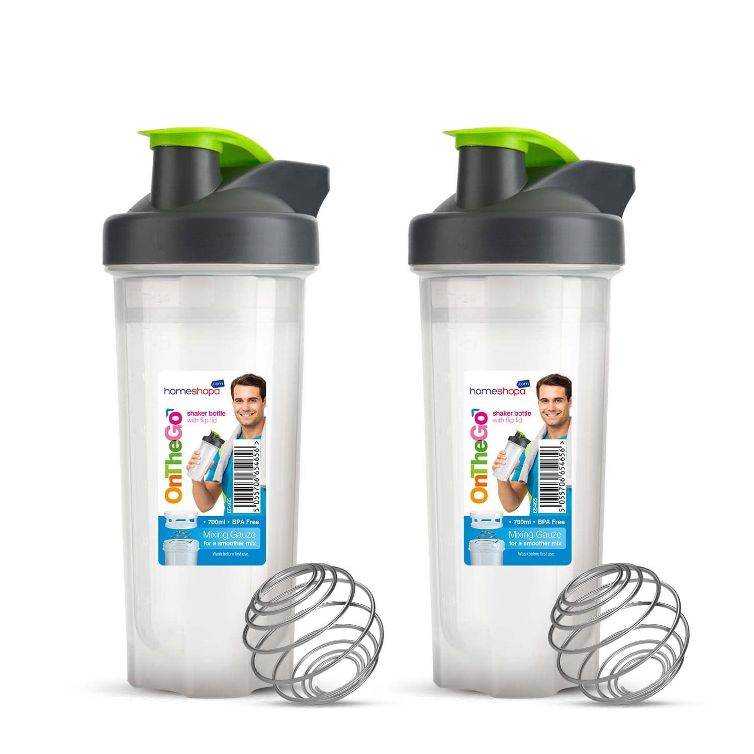 idiom 700ML PROTEIN SHAKER BOTTLE WITH POWDER STORAGE 3