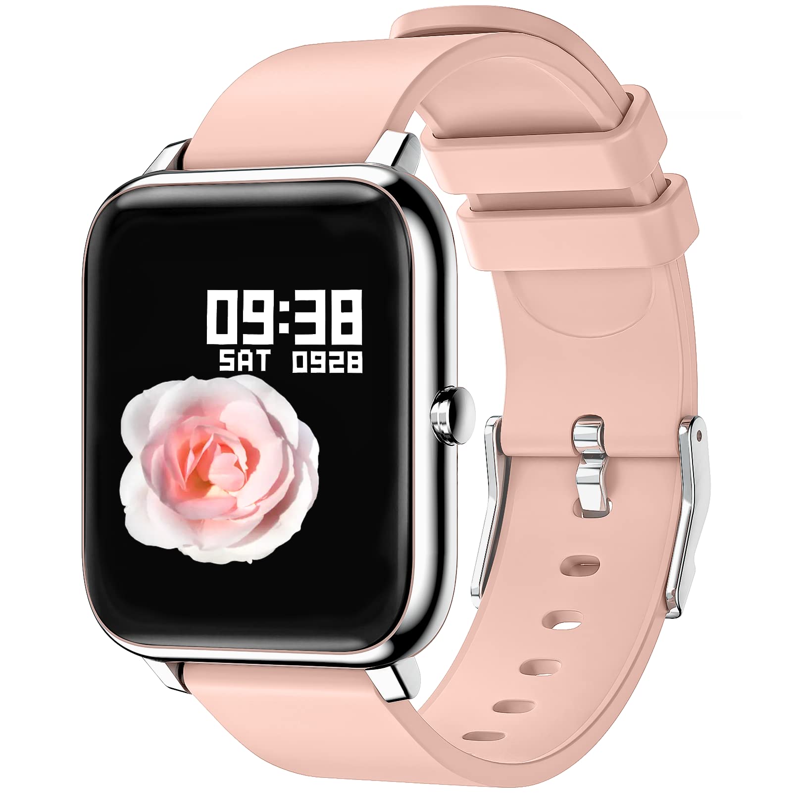 IDEALROYAL Smart Watch for Women, Fitness Tracker with Blood Oxygen, Heart Rate Monitor, Sleep Monitor, Calorie Counter, Fitness Watch Smart Watch IP67 Waterproof Smartwatch for iPhone Android IOS