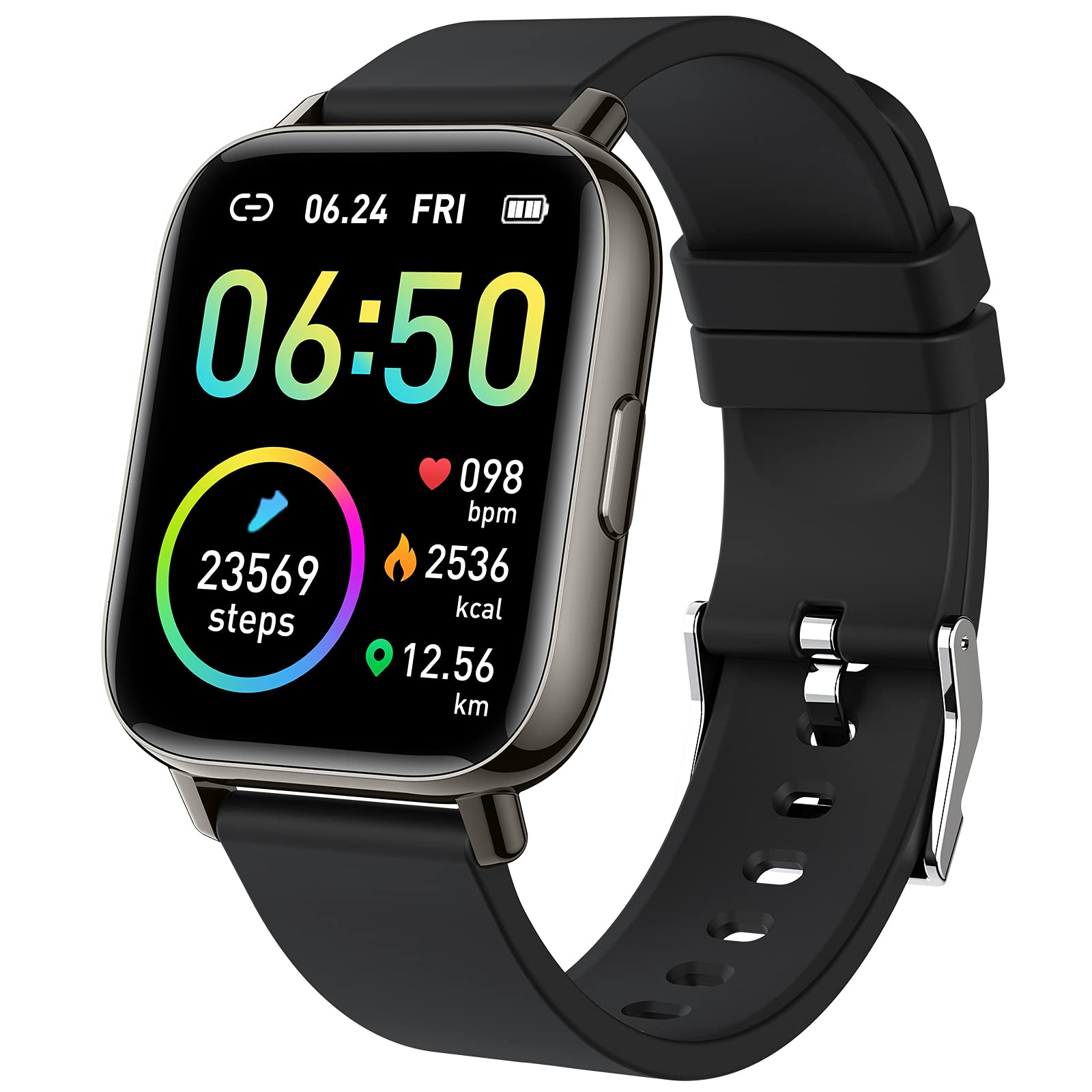 Smart Watch, Fitness Tracker 1.69 Touch Screen Fitness Watch with Hea –  iKura Express