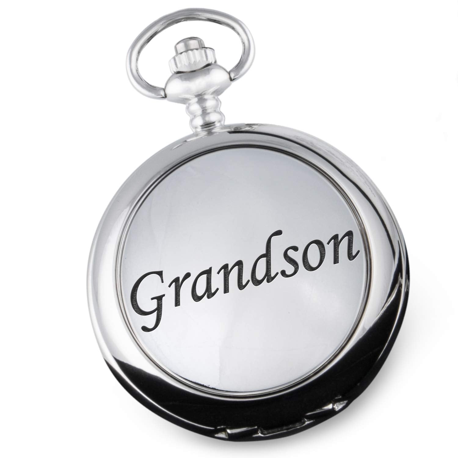 Grandson Pocket Watch Christening Birthday Wedding Christmas Gifts
