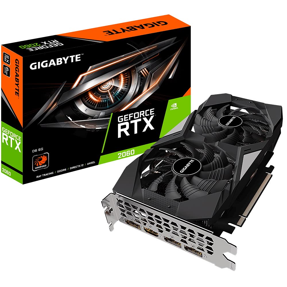 Gigabyte GeForce RTX 2060 D6 6GB V2 Graphics Card