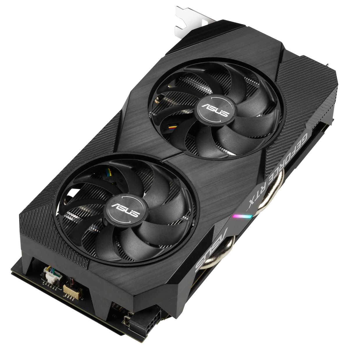 ASUS Dual GeForce RTX™ 2060 EVO OC Edition 12GB GDDR6 features two powerful Axial-tech fans for AAA gaming performance and ray tracing