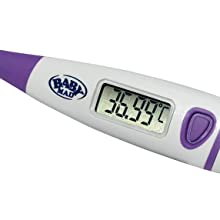 Basal Thermometer for Ovulation - Switchable C/F - Temperature Chart - Hard Storage Case - BabyMad