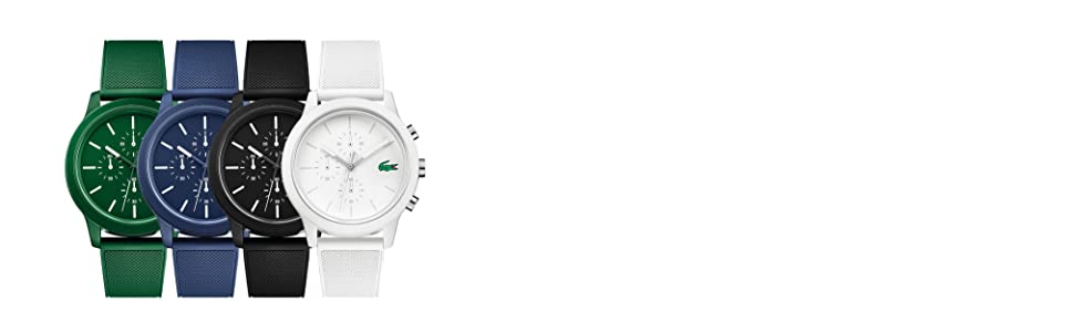 Lacoste Mens Analogue Classic Quartz Watch with Silicone Strap 2010985