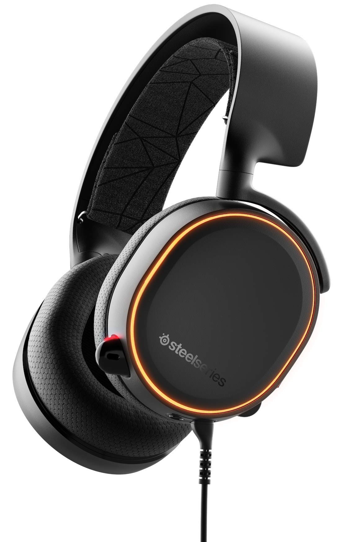 SteelSeries Arctis 5 Gaming Headset - RGB Illumination - DTS Headphone: X v2.0 Surround for PC and PlayStation 5, PS4 - Black