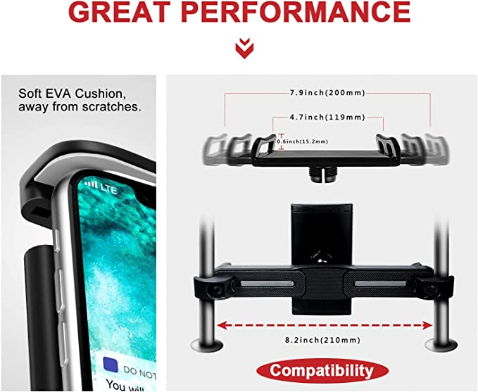 SUCESO Car Tablet Holder Car Headrest Mount 4.7-11" Universal 360 Rotating Car Seat Stand Cradle Tablet Car Mount Holder for Smartphones,Tablets,iPad Mini Air 2 3 4,Samsung Tab,Huawei,Switch - Black