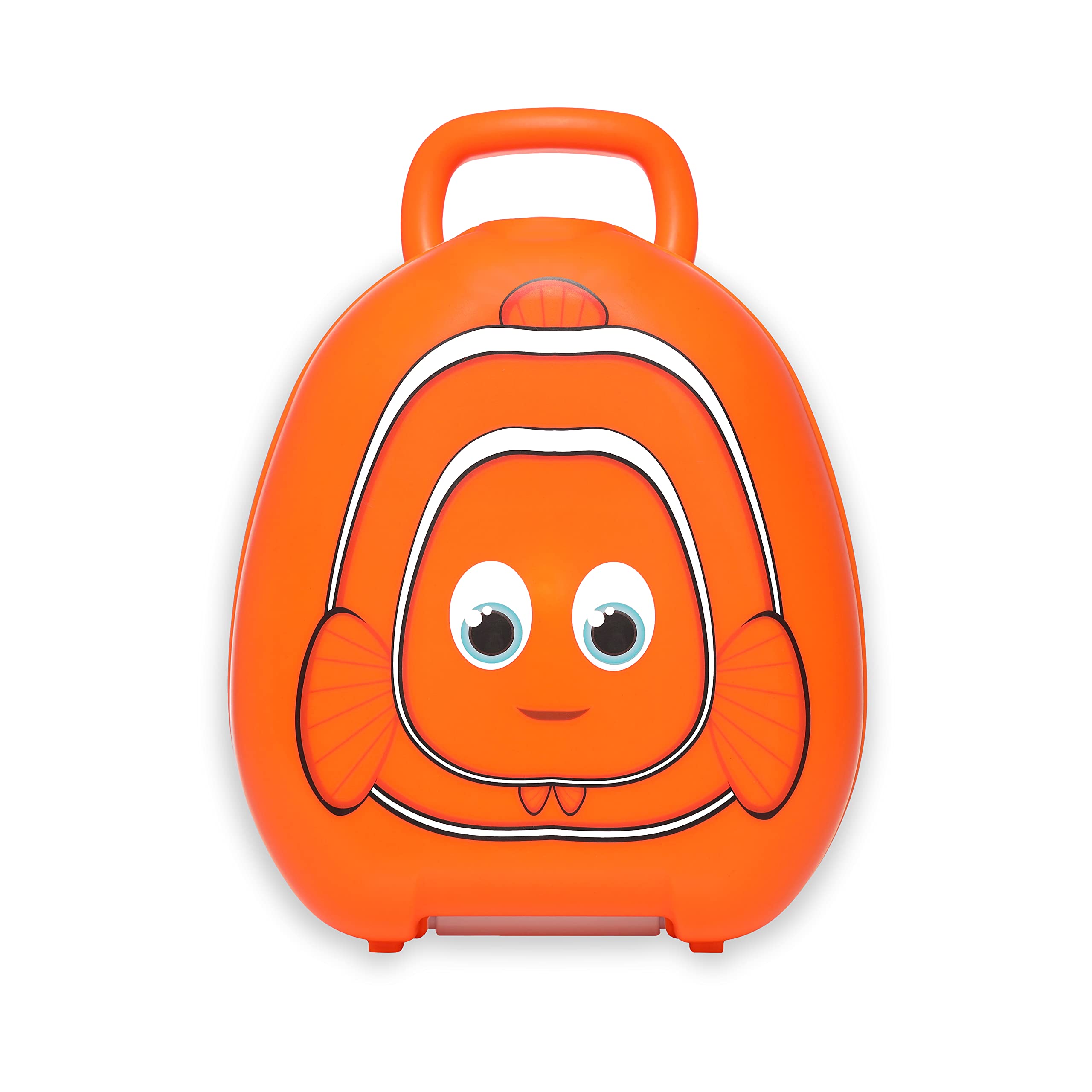 My Carry Potty - Clownfish Travel Potty, Award-Winning Portable Toddler Toilet Seat for Kids to Take Everywhere