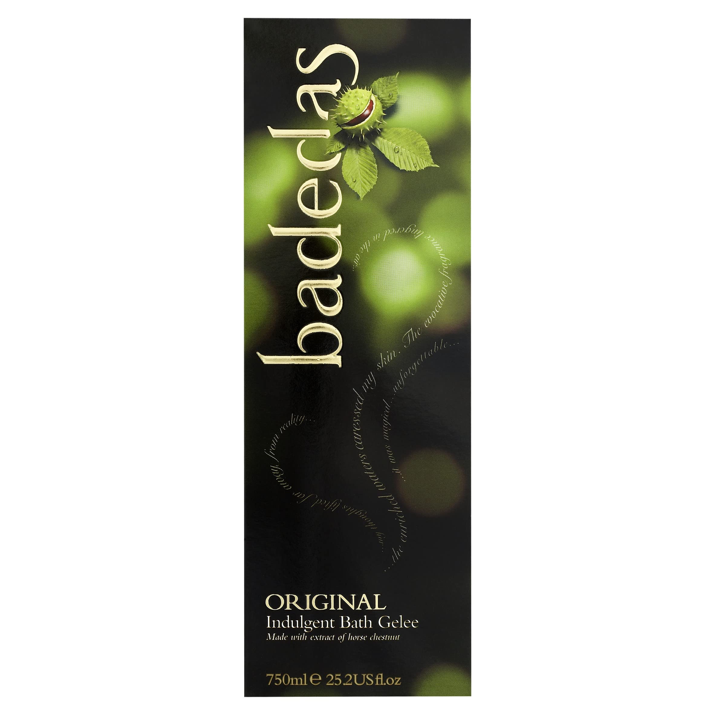 Badedas Original Indulgent Bath Gel, Enriched with Natural Plant Extracts for a Luxury Bubble Bath, 750ml