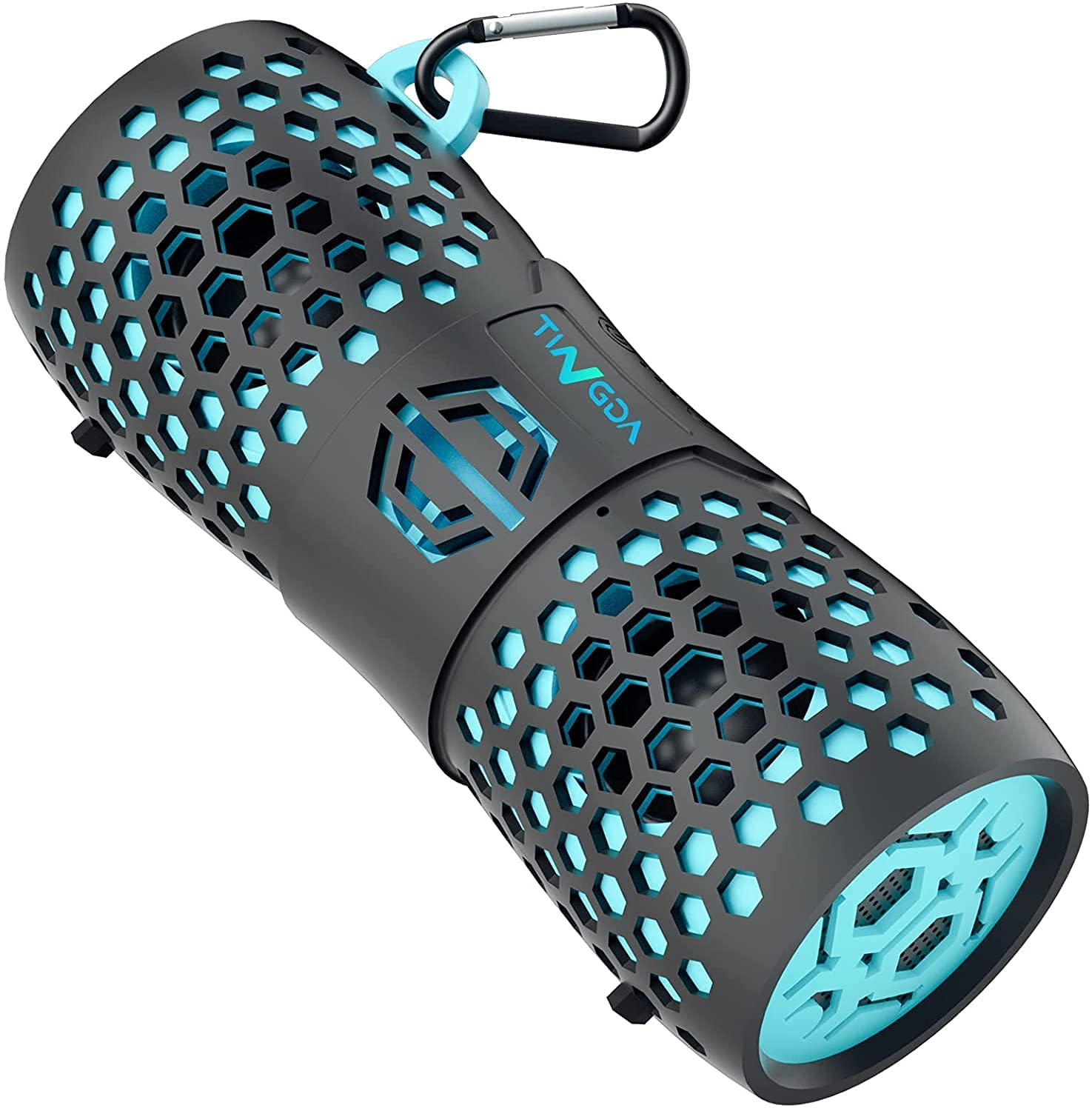 TINGDA Bluetooth Speaker, Portable Wireless Bluetooth Speaker With Loud Volume & Enhanced Bass, IPX7 Waterproof Bluetooth Speaker with Solid Design for Travel，Outdoor，Shower, Biking
