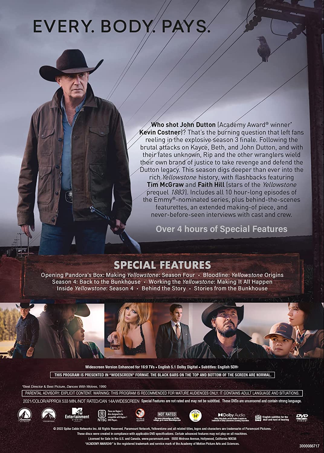 The Yellowstone Season 4 [DVD]