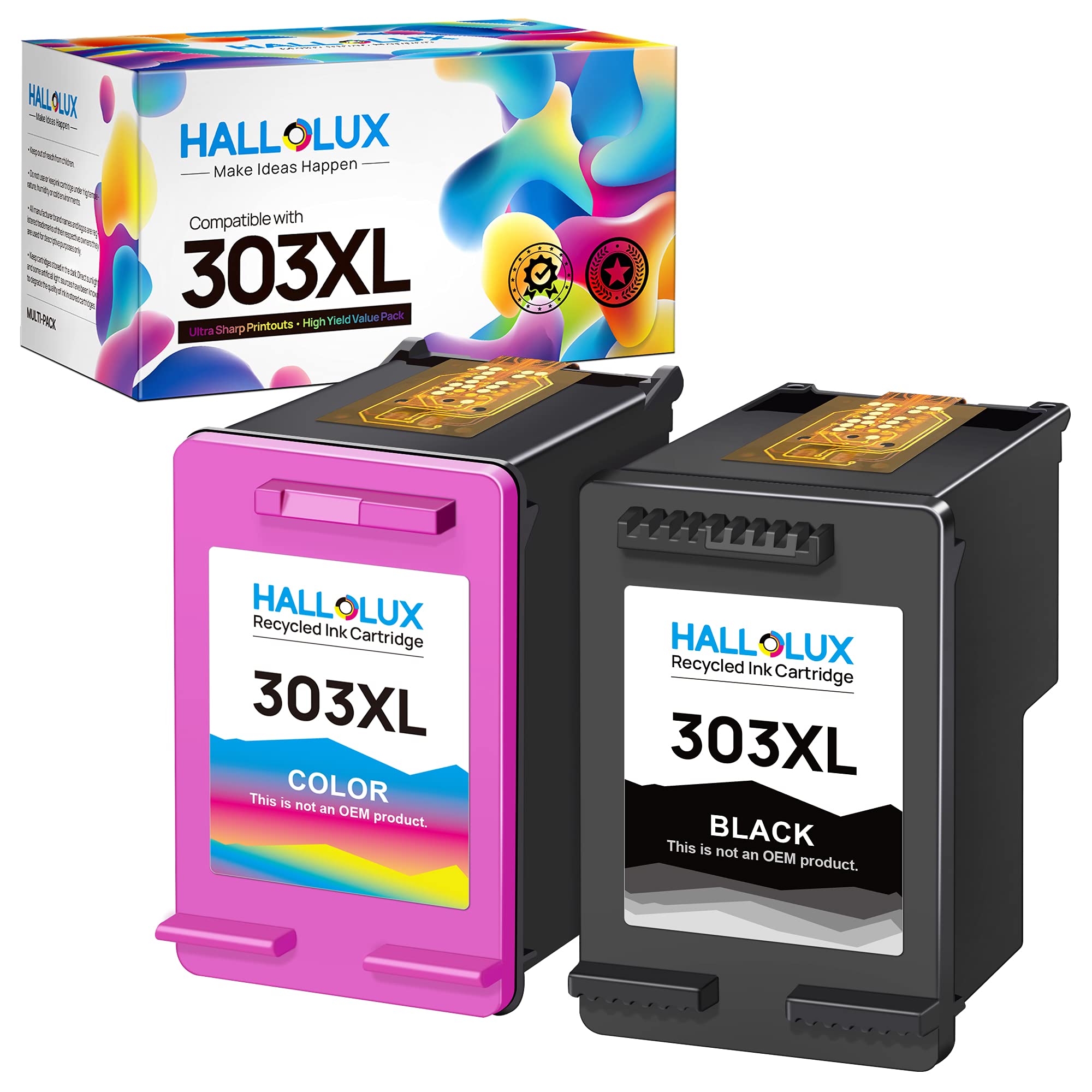 A+1 Remanufactured 303 XL Ink Cartridge Replacement for HP 303