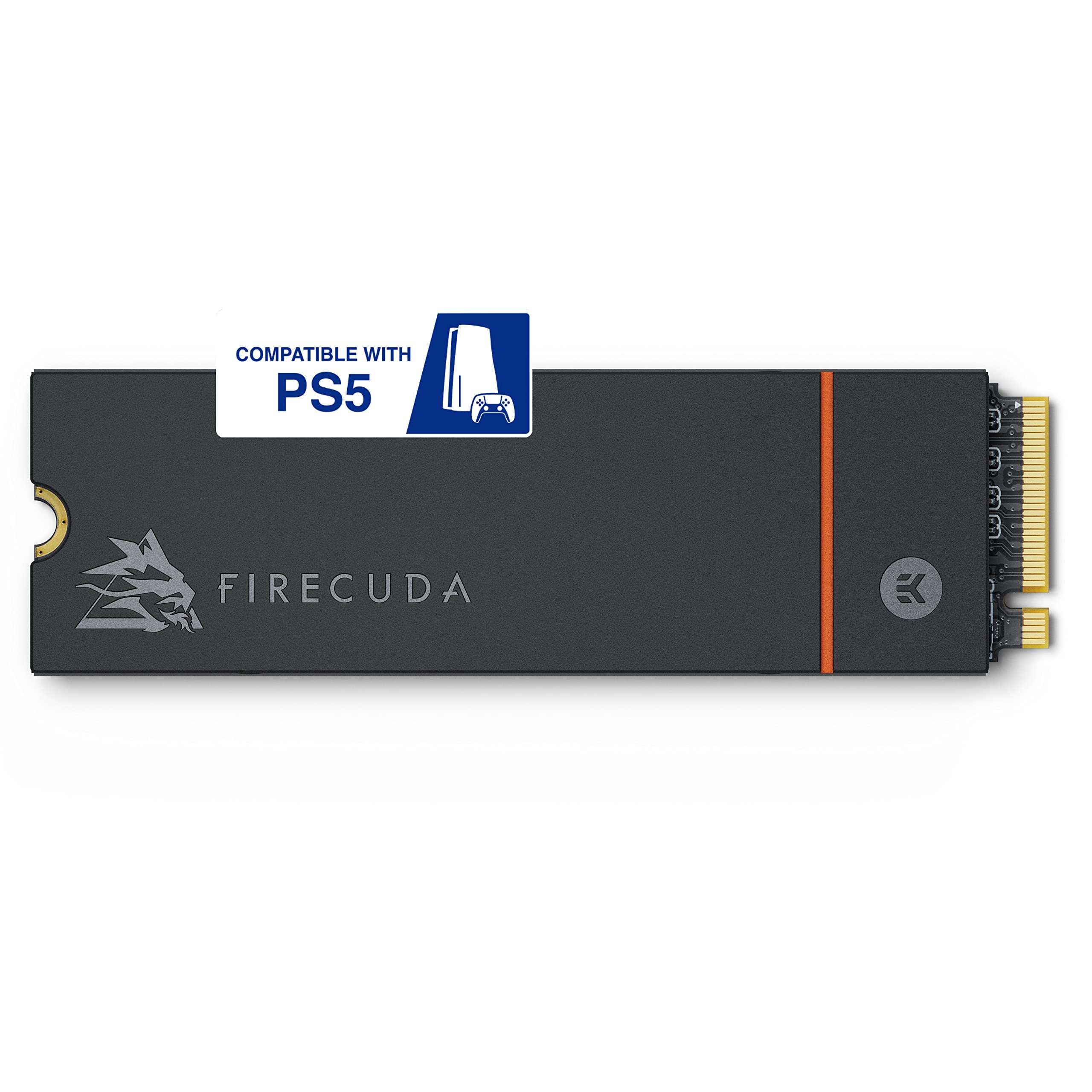 Seagate FireCuda 530, 4 TB, Internal Solid State Drive - M.2 PCIe Gen4 ×4 NVMe 1.4, transfer speeds up to 7,300 MB/s, 3D TLC NAND, 5,100 TBW, Heatsink, 3 year Rescue Services (ZP4000GM3A023)
