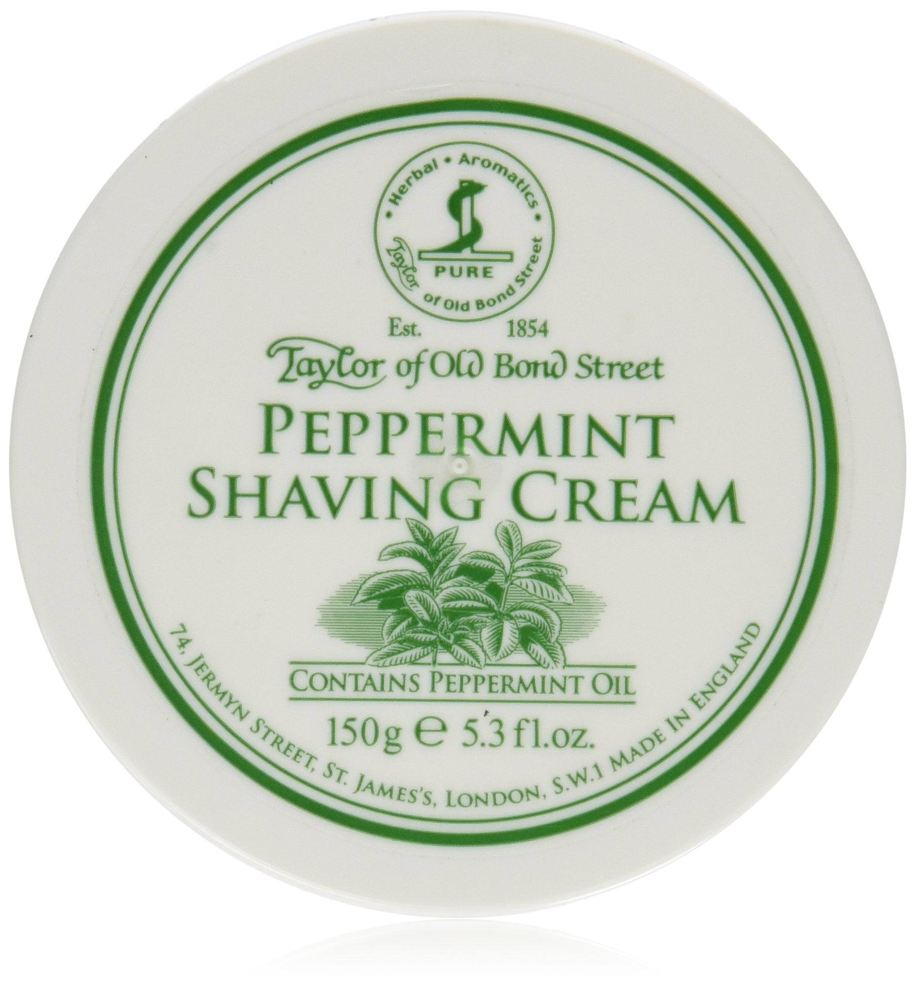 Taylor of Old Bond Street Peppermint Shaving Cream Bowl 150 g
