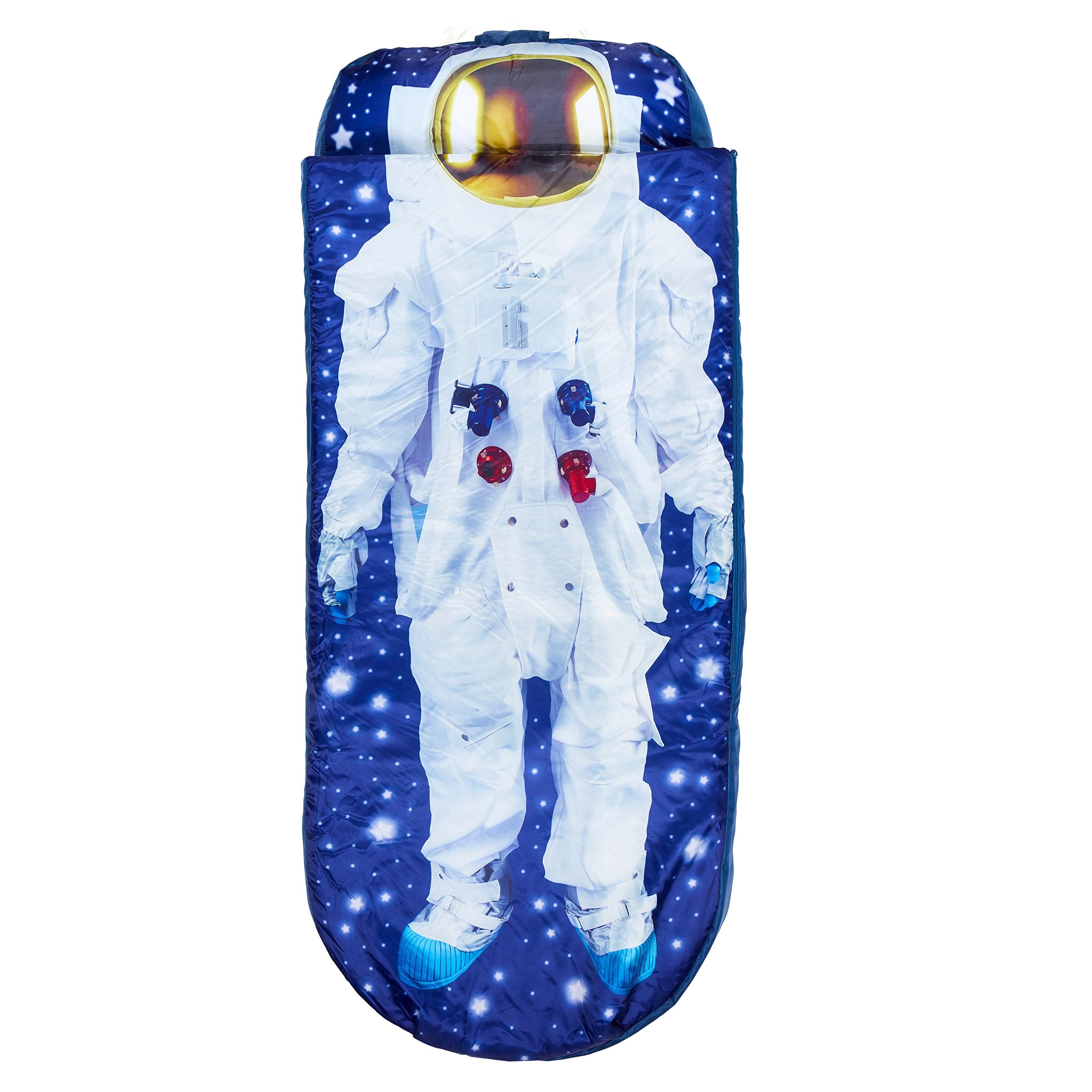 I am Astronaut Junior ReadyBed - Kids Airbed and Sleeping Bag in one - Blue