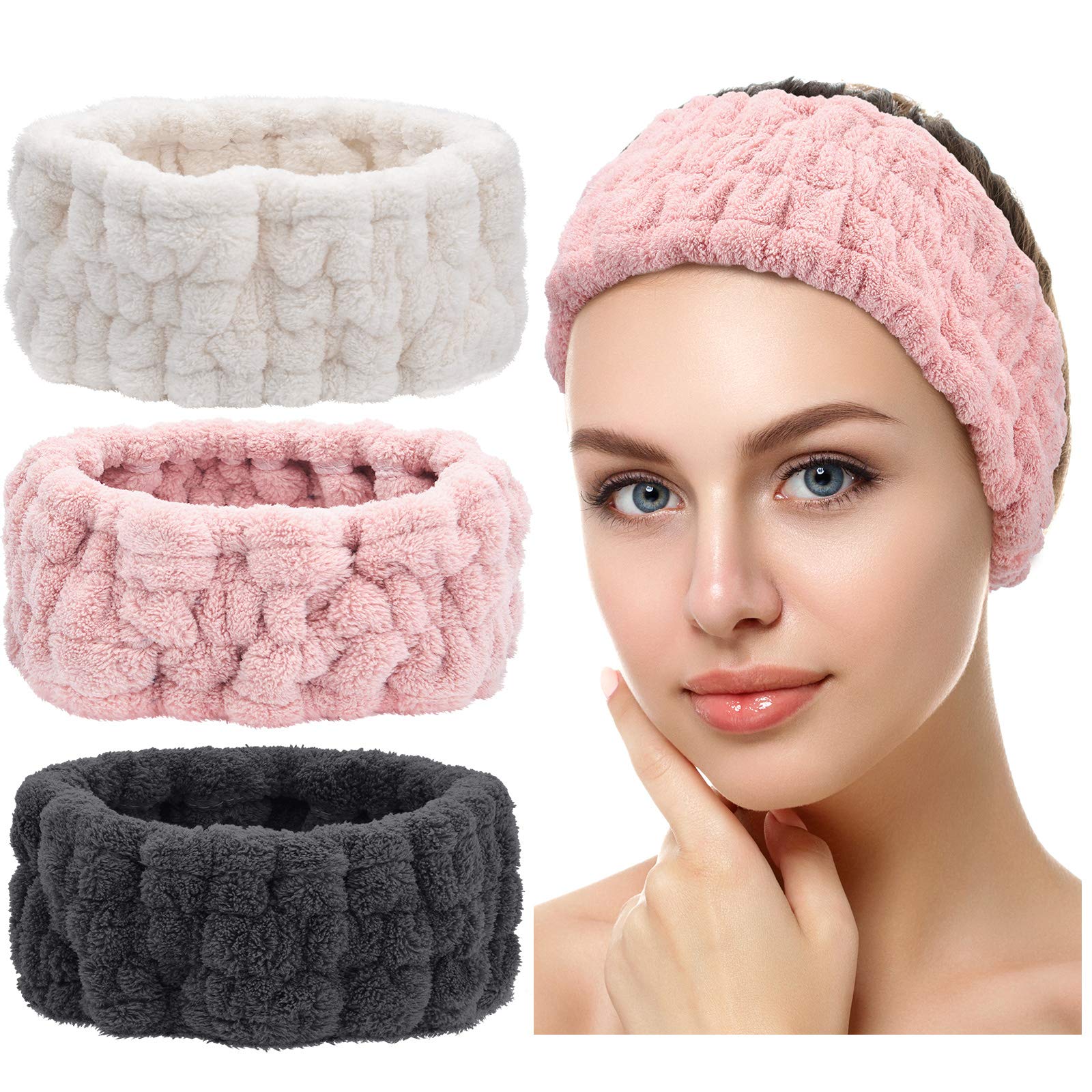 Makeup Skincare Cosmetics Hair Band SPA Headband for Makeup Dark