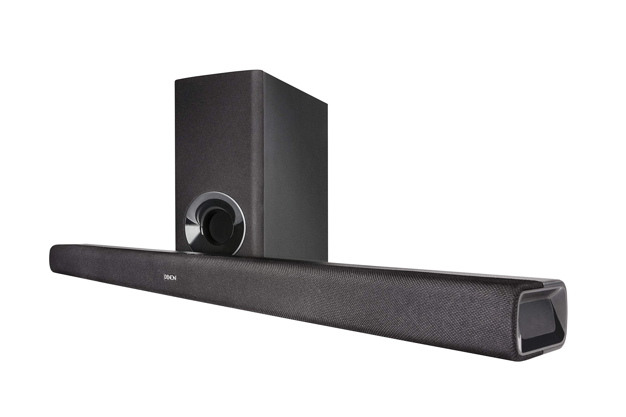 Denon DHT-S316 Soundbar with Subwoofer, Bluetooth Sound Bar for Surround Sound System, Dolby Digital, DTS Decoding, Dialogue Enhancer, HDMI ARC, Wall Mountable, Music Streaming, Including HDMI Cable