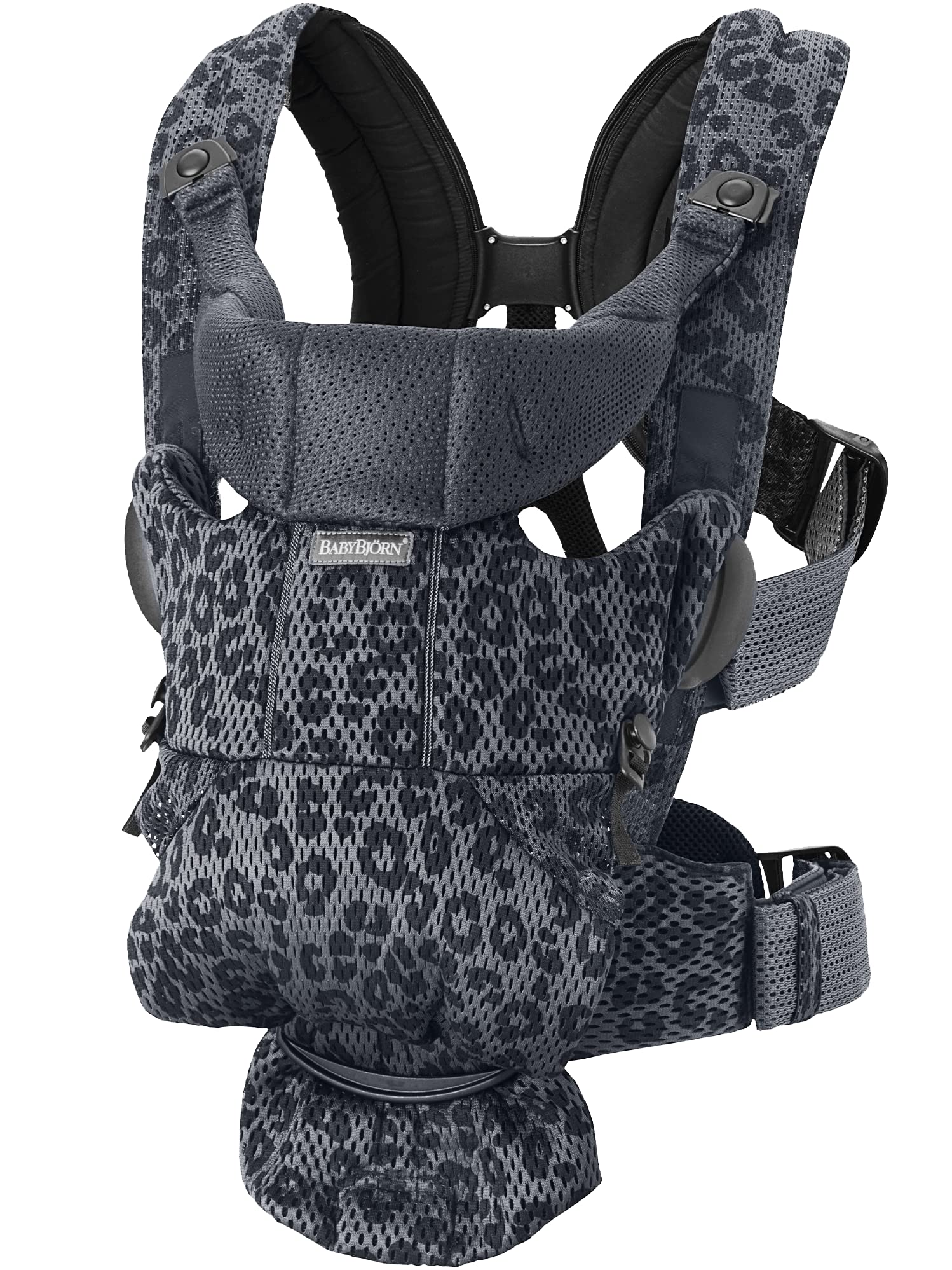 BabyBjörn Baby Carrier Move, 3D Jersey, Anthracite Leopard
