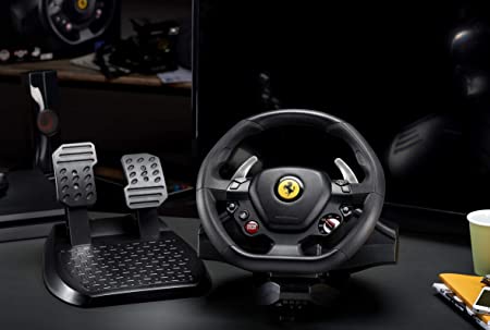 Thrustmaster T80 Ferrari 488 GTB Edition Racing Wheel for PS5 / PS4 / PC - Officially Licensed by Ferrari