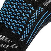 Niofind Mens Socks, 6 Pairs Ankle Socks for Men Women, Cushioned Cotton Trainer Socks Low Cut Breathable Running Socks, Anti Blister Athletic Sports Socks Unisex