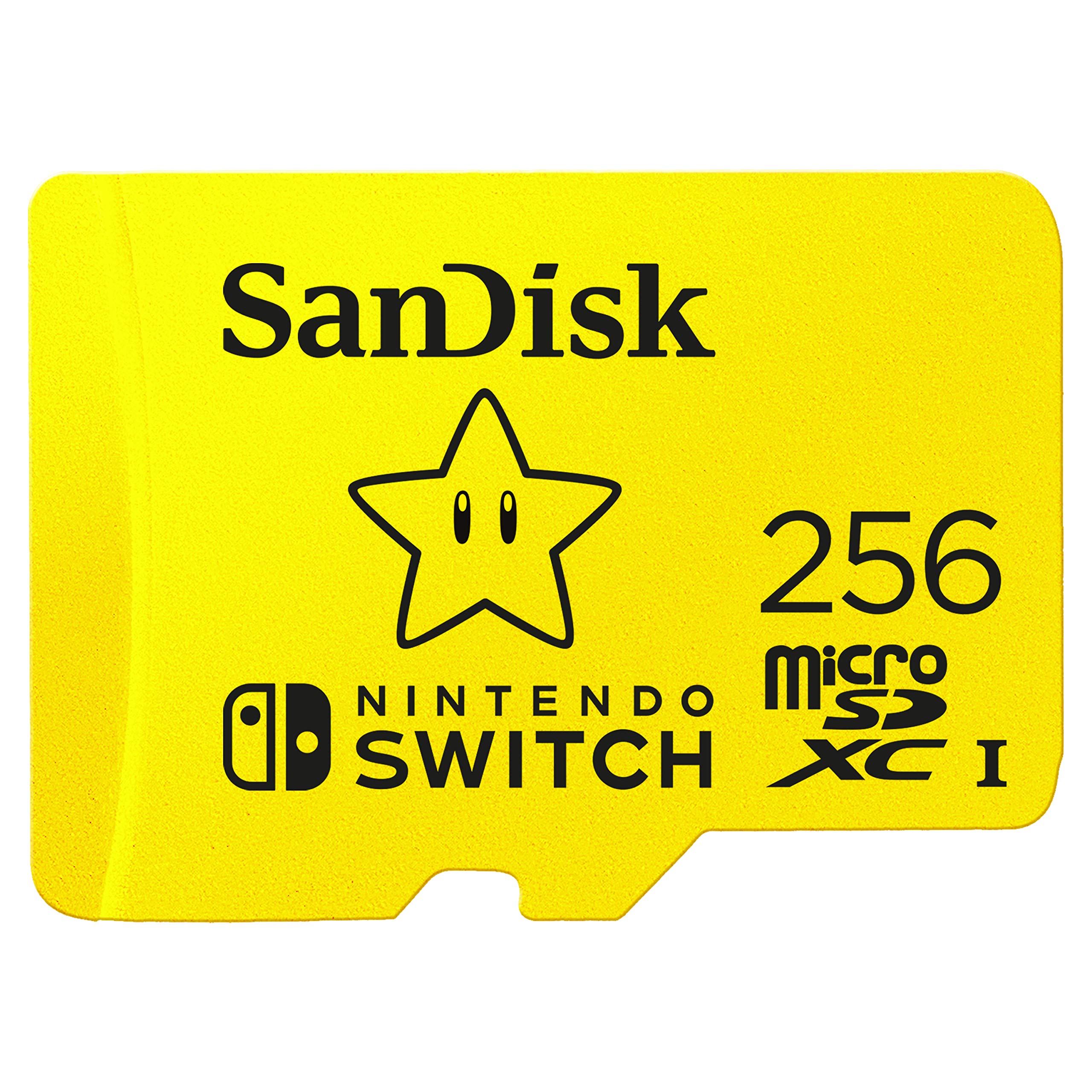 SanDisk microSDXC UHS-I card for Nintendo 256GB - Nintendo licensed Product, Yellow