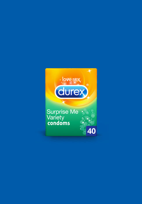 Durex Pleasure Me Condoms, 20 Condoms (1 Pack) (Packaging May Vary)