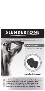 Slendertone Women's Arm Toner Gel Pads - Black/Gold