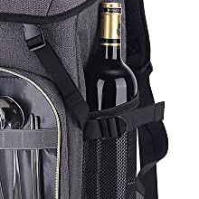 Youngoa Cooler Bag Backpack, 30L Insulated Waterproof Wine/Beer Cooler Bag, Large Thermos Picnic Cooler Lunch Bag Rucksack for Travel/Beach/Hiking/Camping
