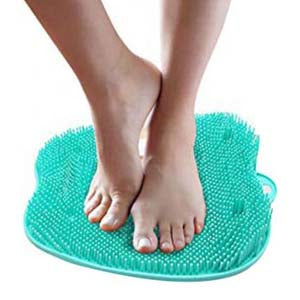 Silicone Foot Brush Scrubber Massager Shower Foot Brush Deep Clean Exfoliate Spa Increases Circulation