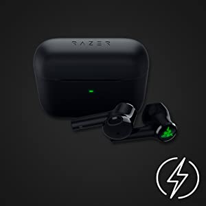 Razer Hammerhead True Wireless X - Low Latency Earbuds (Low Latency 60ms Gaming Mode, Mobile App Customisation, Custom-tuned 13mm drivers, Bluetooth 5.2 with Auto-Pairing, Google Fast Pair) Black