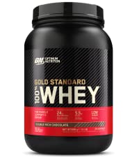 Optimum Nutrition Gold Standard Whey Protein, Muscle Building Powder With Naturally Occurring Glutamine and Amino Acids, Delicious Strawberry, 151 Servings, 4.53kg, Packaging May Vary