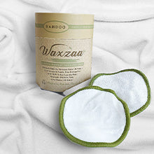 Waxzaa Reusable Makeup Remover Pads 23 Pack 100% Organic Reusable Cotton Pads Bamboo Face Pads with washable Laundry Bag & Storage, Eco Friendly Face Beauty Products for All Skin Types Adults & Kids