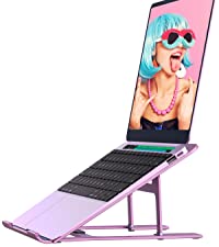 LORYERGO Dual Monitor Stand Riser, [Upgraded] Monitor Stand for Desk, 3 Shelf Wooden Screen Stand with Adjustable Length &Angle, 2 Extra Organizer Slot Desk Computer Riser for PC Laptop Printer Tablet