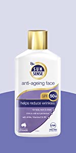 SunSense Daily Face SPF50 Sunscreen, 75 g