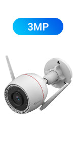 EZVIZ Outdoor Security Camera WiFi 1080P, Waterproof, 30M Night Vision, AI-Powered Human Detection, Cloud/SD Card Storage, Work with Alexa(C3WN)