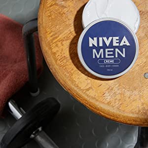 Nivea Men Creme Pack of 5 (5 x 150 ml), Intensive Everyday Face, Body and Hand Cream with Vitamin E, A Moisturising Cream For The Whole Body