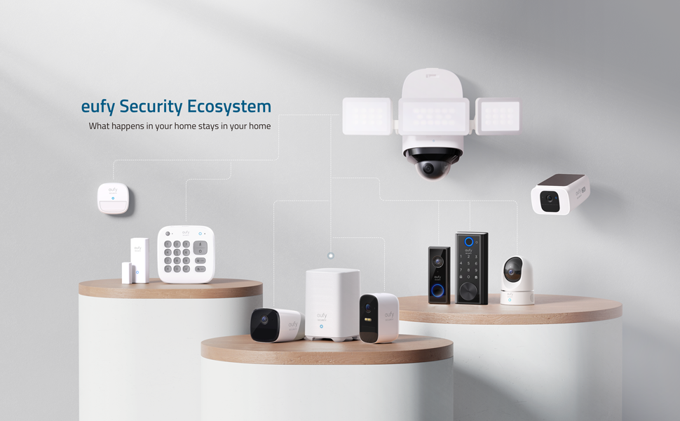 eufy Security SoloCam E40 Wireless Outdoor Security Camera, Wi-Fi, Advanced AI Person Detection, Two-Way Audio, 2K Resolution, 90dB Alarm, IP65 Weatherproof, No Monthly Fee