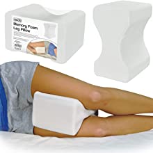 ASAB Knee Pillows For Sleeping On Side | Pressure and Pain Relief Back Pillow | Leg Pillows For Sleeping On Side | Memory Foam Knee Cushions for Sleeping